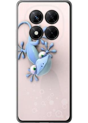 Чехол на xiaomi poco x7 геккончик из силикона fch_0153566