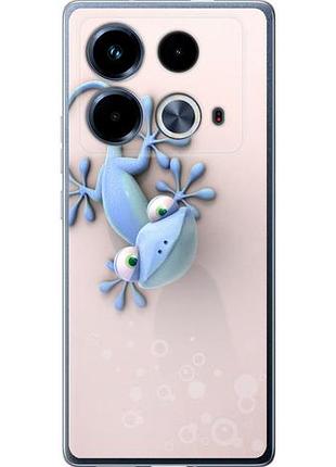 Чехол на infinix note 40 геккончик из силикона fch_0153546