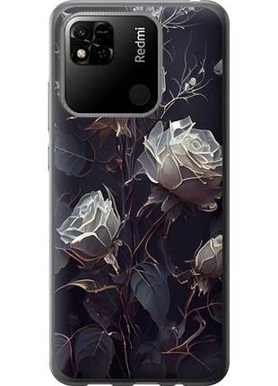 Чехол на xiaomi redmi 9c розы 2 из силикона fch_0002203