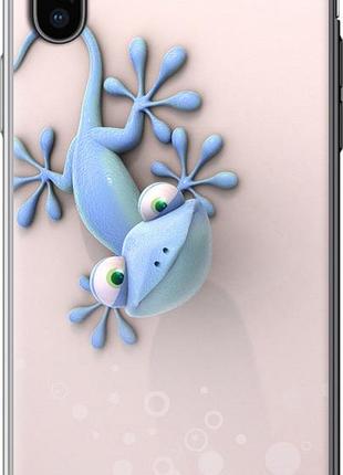 Чехол на iphone xs геккончик из силикона fch_0153559