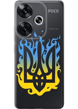Чехол на xiaomi poco f6 герб из силикона fch_0151722