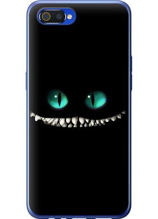 Чехол на realme c2 чеширский кот из силикона fch_0151879