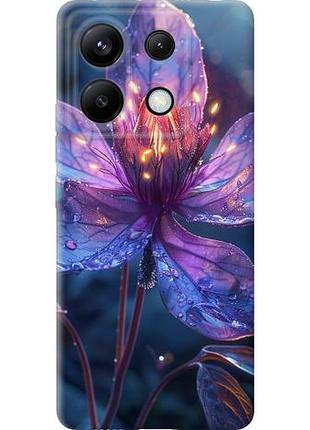 Чехол на xiaomi redmi note 13 pro 5g магический цветок из силикона fch_0151546