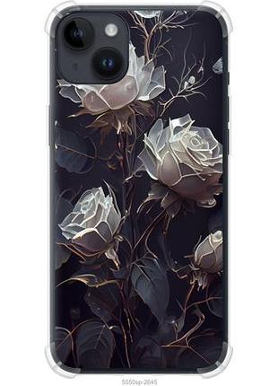 Чехол на iphone 14 plus розы 2 из силикона fch_0152136