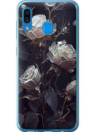 Чехол на samsung galaxy a30 2019 a305f розы 2 из пластика fch_0002183