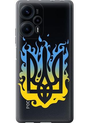 Чехол на xiaomi redmi note 12 turbo герб из силикона fch_0151649
