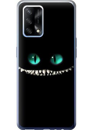 Чехол на oppo a74 чеширский кот из силикона fch_0151862