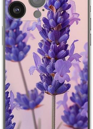 Чехол на iphone 13 pro max лаванда из силикона fch_0150886