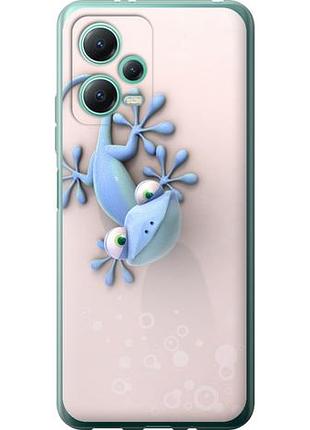 Чехол на xiaomi poco x5 5g геккончик из силикона fch_0153571