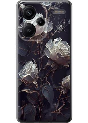 Чехол на xiaomi redmi note 13 pro plus 5g розы 2 из силикона fch_0152165