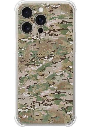 Чехол на iphone 15 pro max камуфляж v5 из силикона fch_0153440