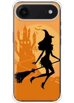 Чехол на iphone 17 air ведьма на метле из силикона fch_0154310