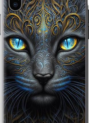 Чехол на iphone xs кошка из силикона fch_0152319