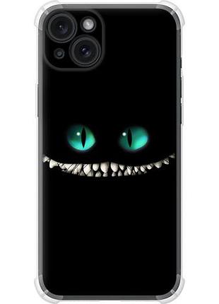 Чехол на iphone 15 plus чеширский кот из силикона fch_0151953