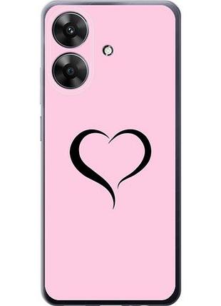 Чехол на realme note 60 сердце 1 из силикона fch_0153910