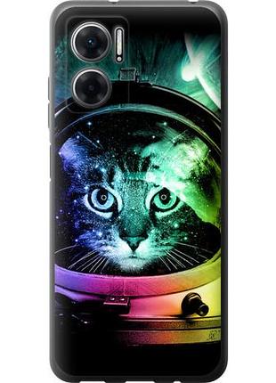 Чехол на xiaomi redmi 10 5g кот-астронавт из силикона fch_0155617