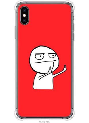 Чохол для apple iphone xs max з силікону fch_0155217