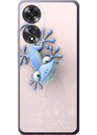 Чехол на oppo a60 4g геккончик из силикона fch_0153516