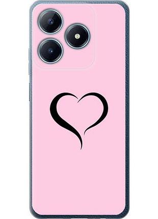 Чехол на realme narzo n63 сердце 1 из силикона fch_0153961