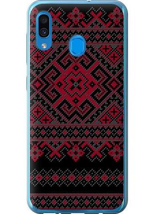 Чехол на samsung galaxy a30 2019 a305f вышиванка 52 из пластика fch_0062591