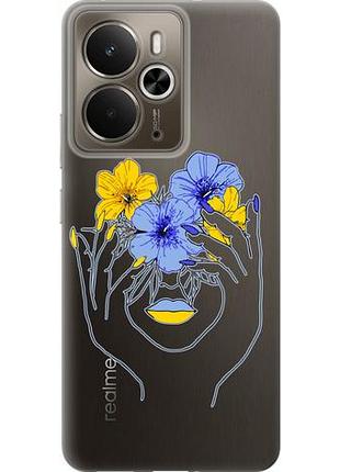 Чехол на realme 14 5g / 14t 5g девушка из силикона fch_0160880