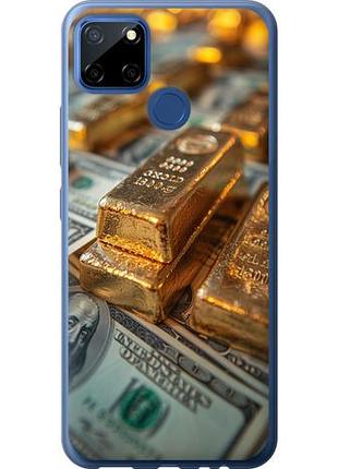 Чехол на realme cxiaomi 12 слитки и доллары из пластика fch_0155441