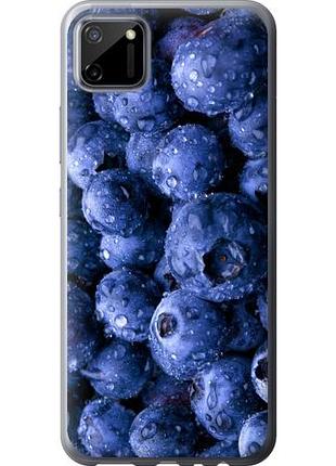 Чехол на realme c11 2020 голубика из пластика fch_0152874