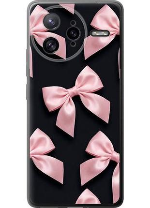 Чехол на xiaomi poco f7 ultra coquette ribbons dark coquette из силикона fch_0149952