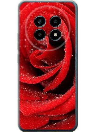 Чехол на realme 13 pro / 13 pro+ красная роза из силикона fch_0154147
