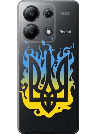 Чехол на xiaomi redmi note 13 4g герб из силикона fch_0151671