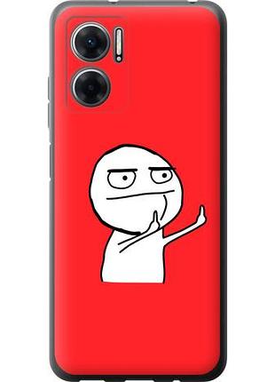 Чехол на xiaomi redmi 10 5g мем из силикона fch_0155227
