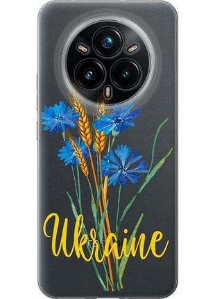 Чехол на realme 14 pro + ukraine из силикона fch_0153038