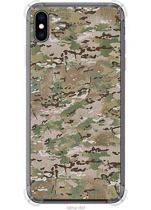 Чехол на iphone xs max камуфляж v5 из силикона fch_0153454