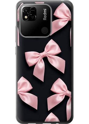 Чехол на xiaomi redmi 10a coquette ribbons dark coquette из силикона fch_0149838