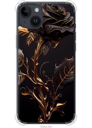 Чехол на iphone 14 plus роза 3 из силикона fch_0150633