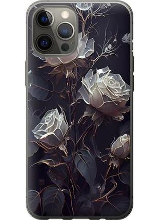 Чехол на iphone 12 pro max розы 2 из пластика fch_0152118