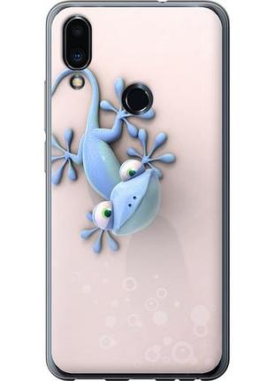 Чехол на meizu note 9 геккончик из пластика fch_0153484