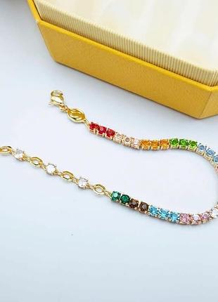 Тенісний браслет swarovski