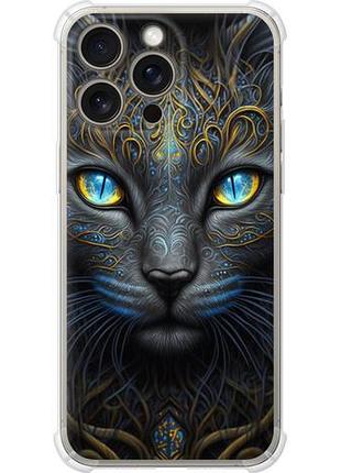 Чехол на iphone 15 pro max кошка из силикона fch_0152324
