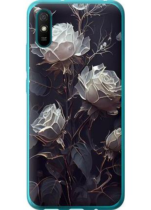Чехол на xiaomi redmi 9a розы 2 из силикона fch_0002202