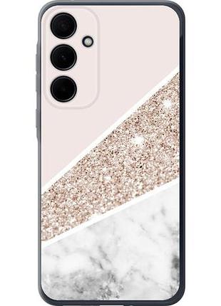 Чехол на samsung galaxy a35 пастельный мрамор из силикона fch_0151096