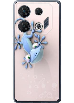 Чехол на infinix gt 10 pro геккончик из силикона fch_0153548
