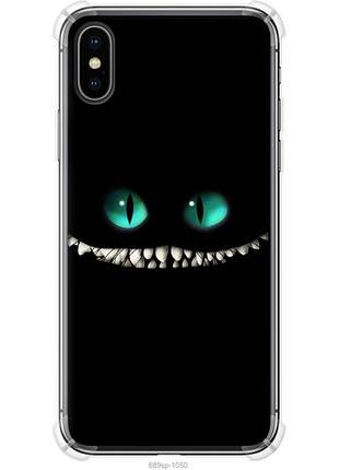 Чехол на iphone x чеширский кот из силикона fch_0151942