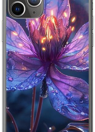 Чехол на iphone 11 pro магический цветок из силикона fch_0151603