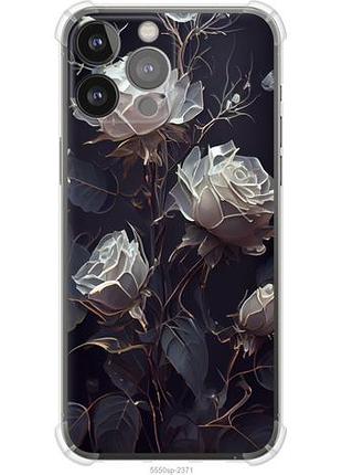 Чехол на iphone 13 pro max розы 2 из силикона fch_0152137