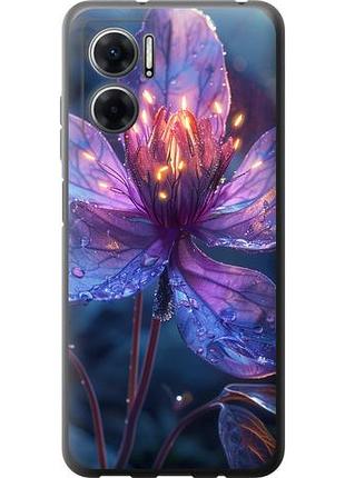 Чехол на xiaomi redmi 10 5g магический цветок из силикона fch_0151604
