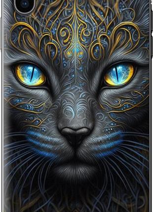 Чехол на iphone xs max кошка из пластика fch_0152240