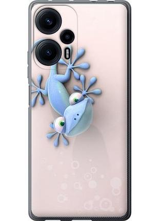 Чехол на xiaomi redmi note 12 turbo геккончик из силикона fch_0153509