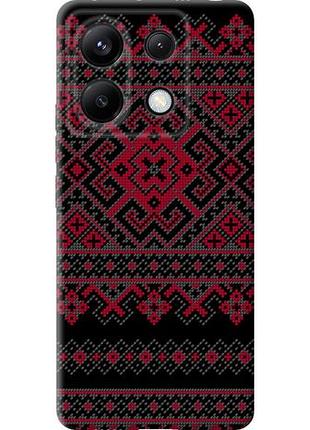 Чехол на xiaomi redmi note 13 pro 5g вышиванка 52 из силикона fch_0154030