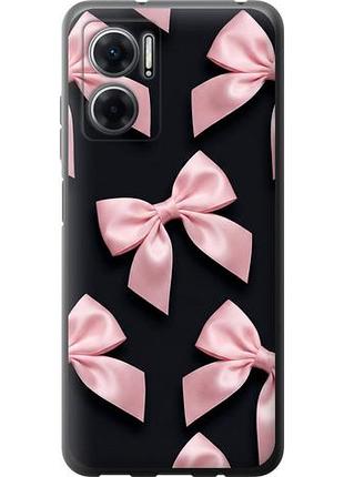 Чехол на xiaomi redmi 10 5g coquette ribbons dark coquette из силикона fch_0149967